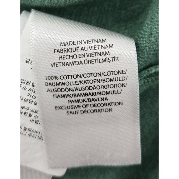 Polo Ralph Lauren Shirt Mens 2XLT Tall Green Classic Fit Short Sleeve Flesh Pony - Picture 6 of 7